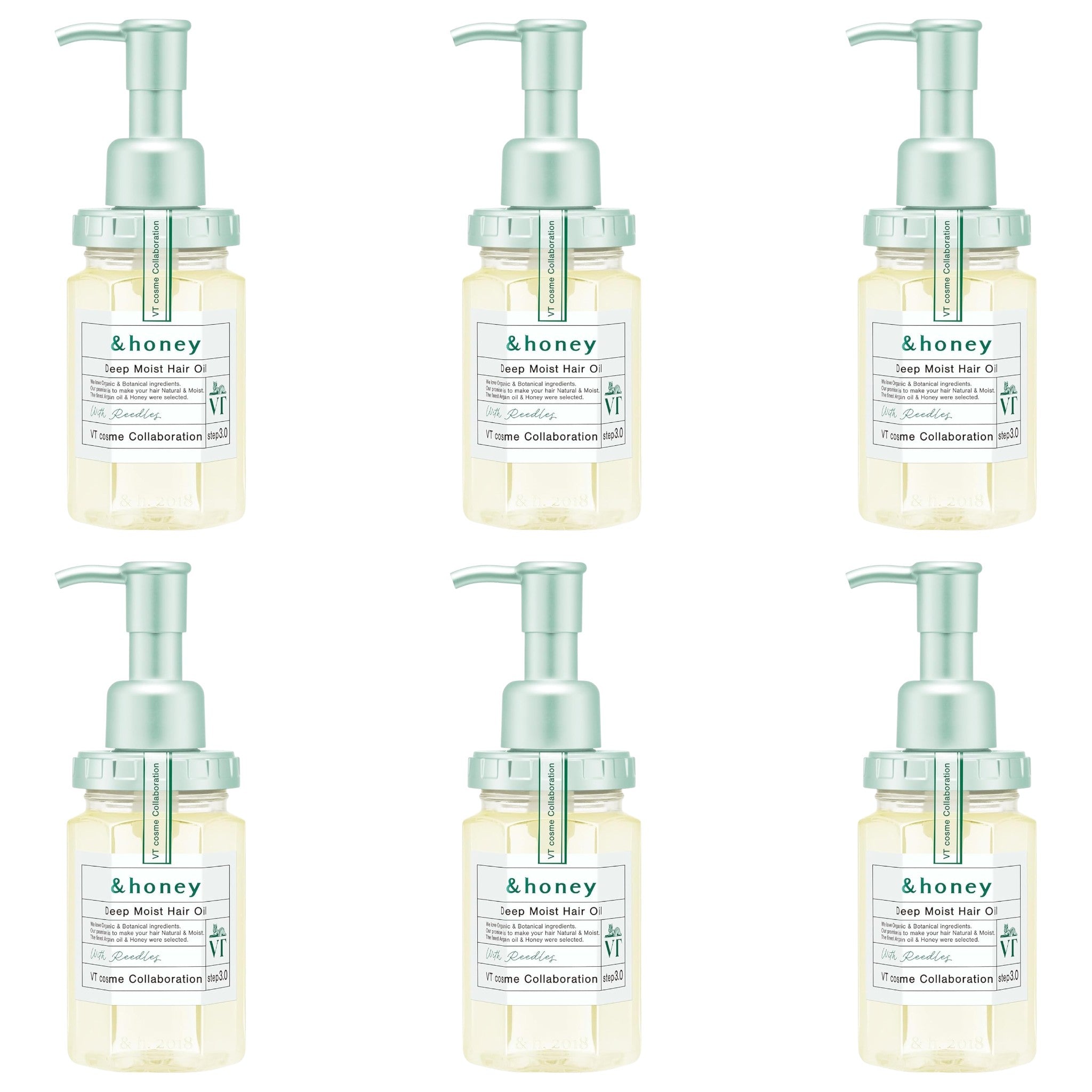 &honey Deep Moist Hair Oil 3.4 fl oz (100mL) × 6