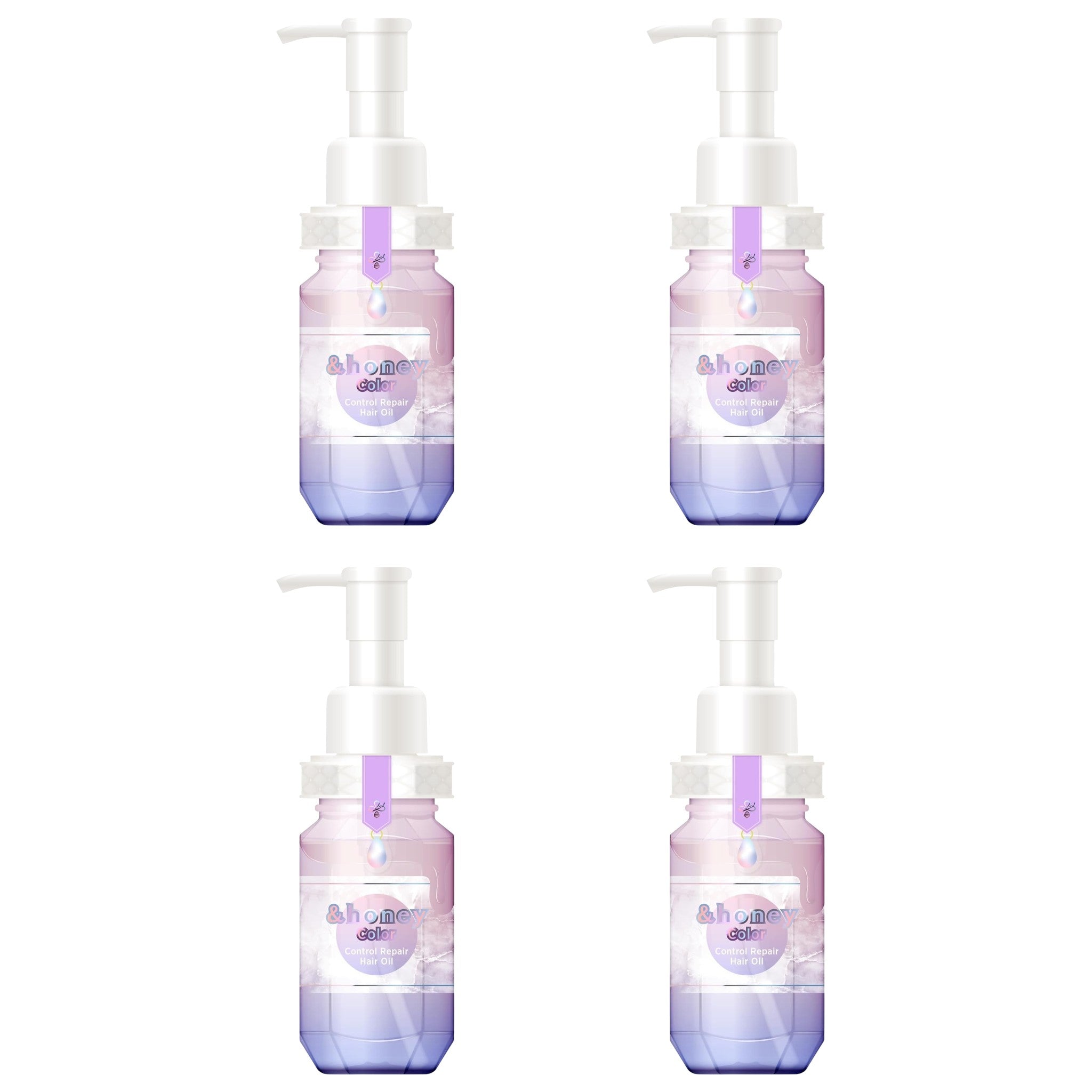 &honey Color Control Repair Hair Oil 3.4 fl oz (100mL) × 4