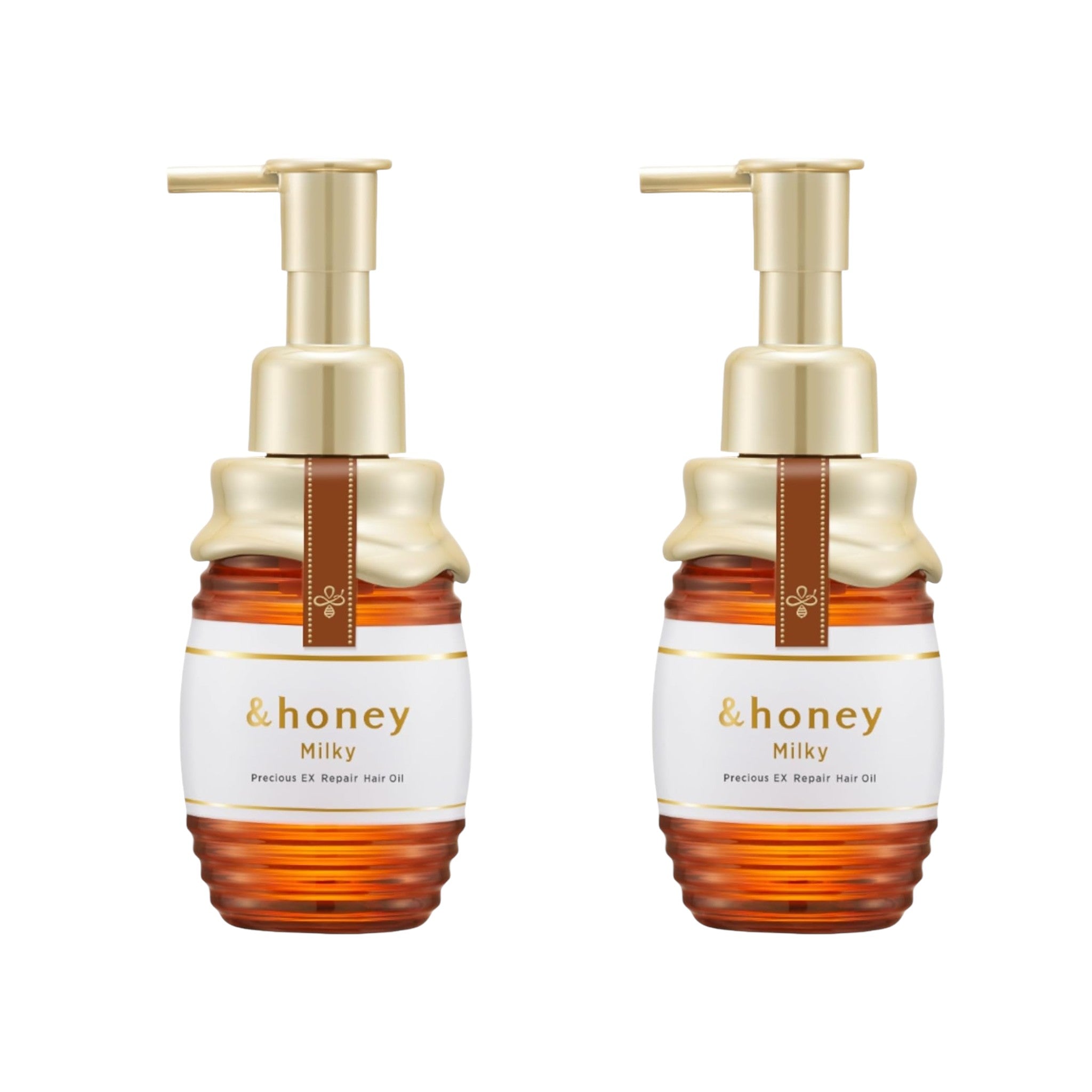 &honey Milky Precious EX Repair Hair Oil Creamy 3.5 fl oz (105mL) × 2