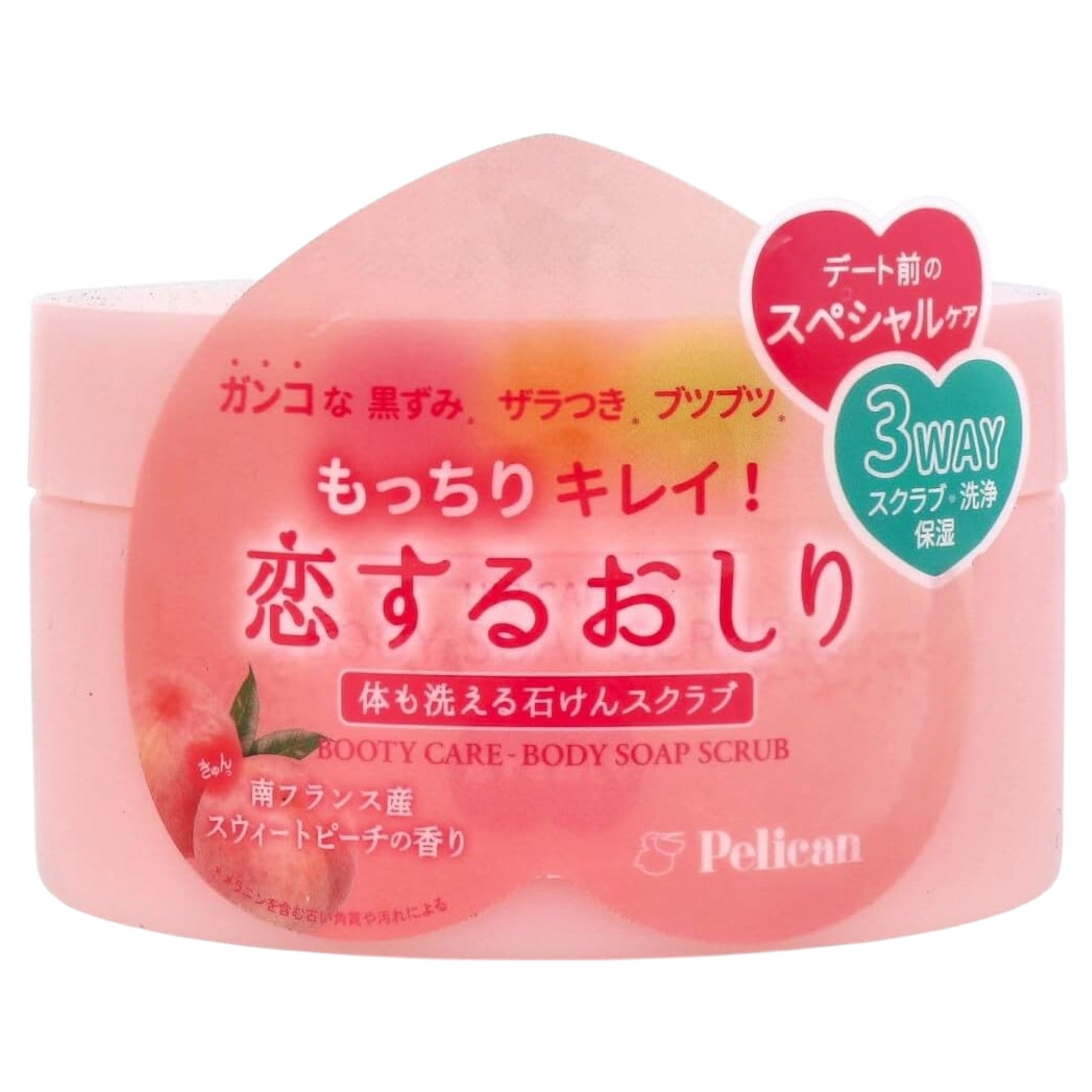 Pelican Body &amp; Hip Scrub Soap Sweet Peach 180g