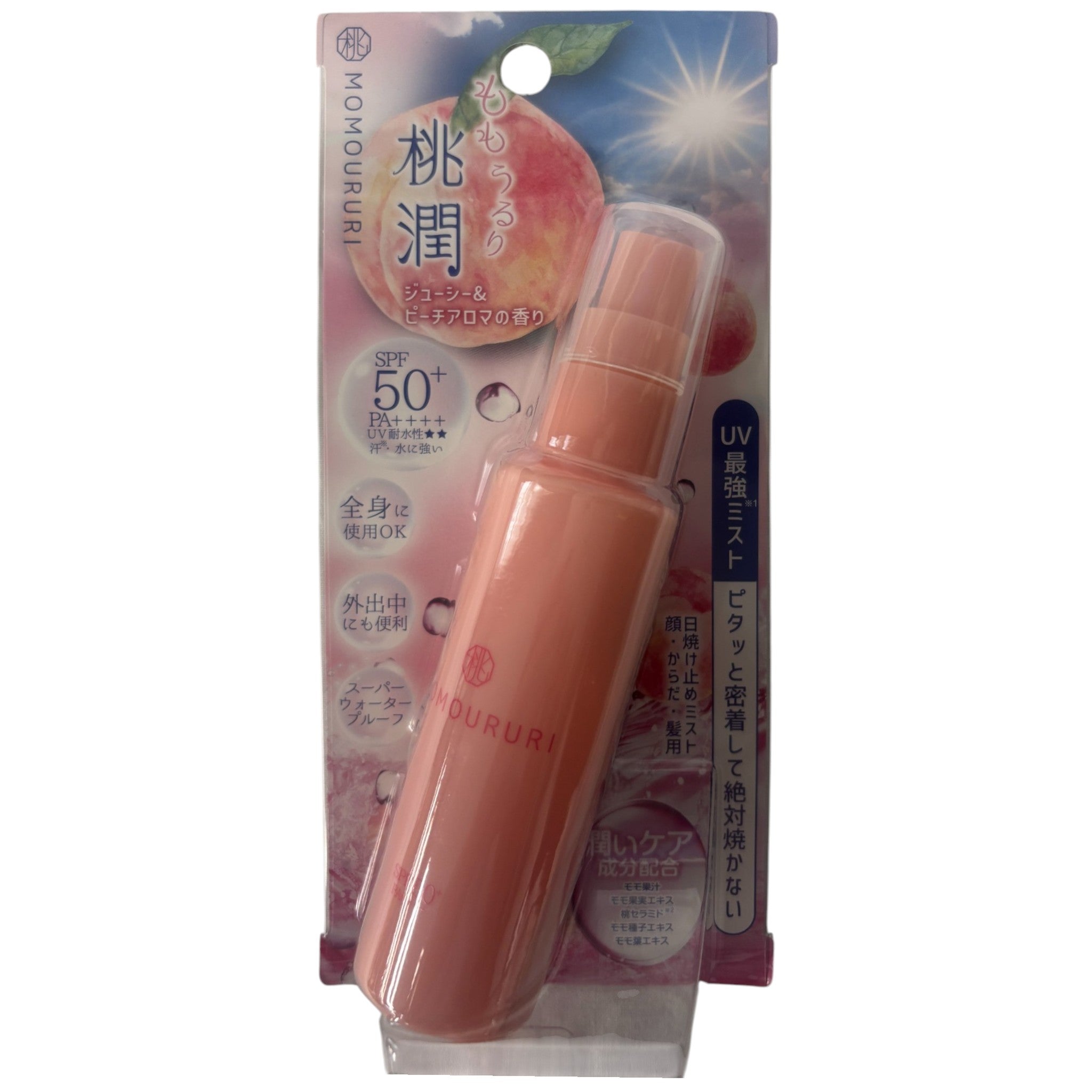 Momoururi Sun Protect UV Mist SPF50+ PA++++ 70ml