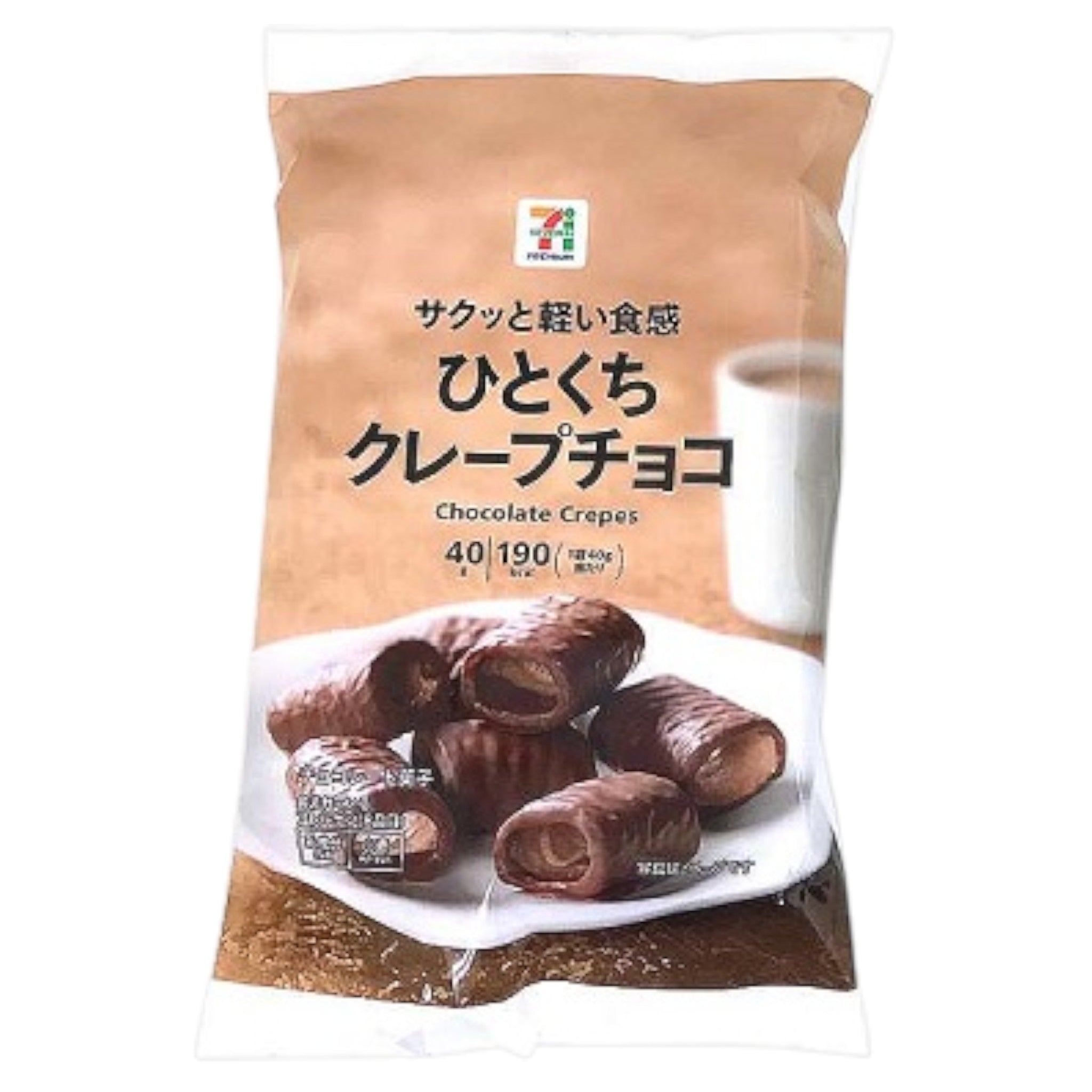 7-Eleven Bite-Sized Crepe Chocolate 40g