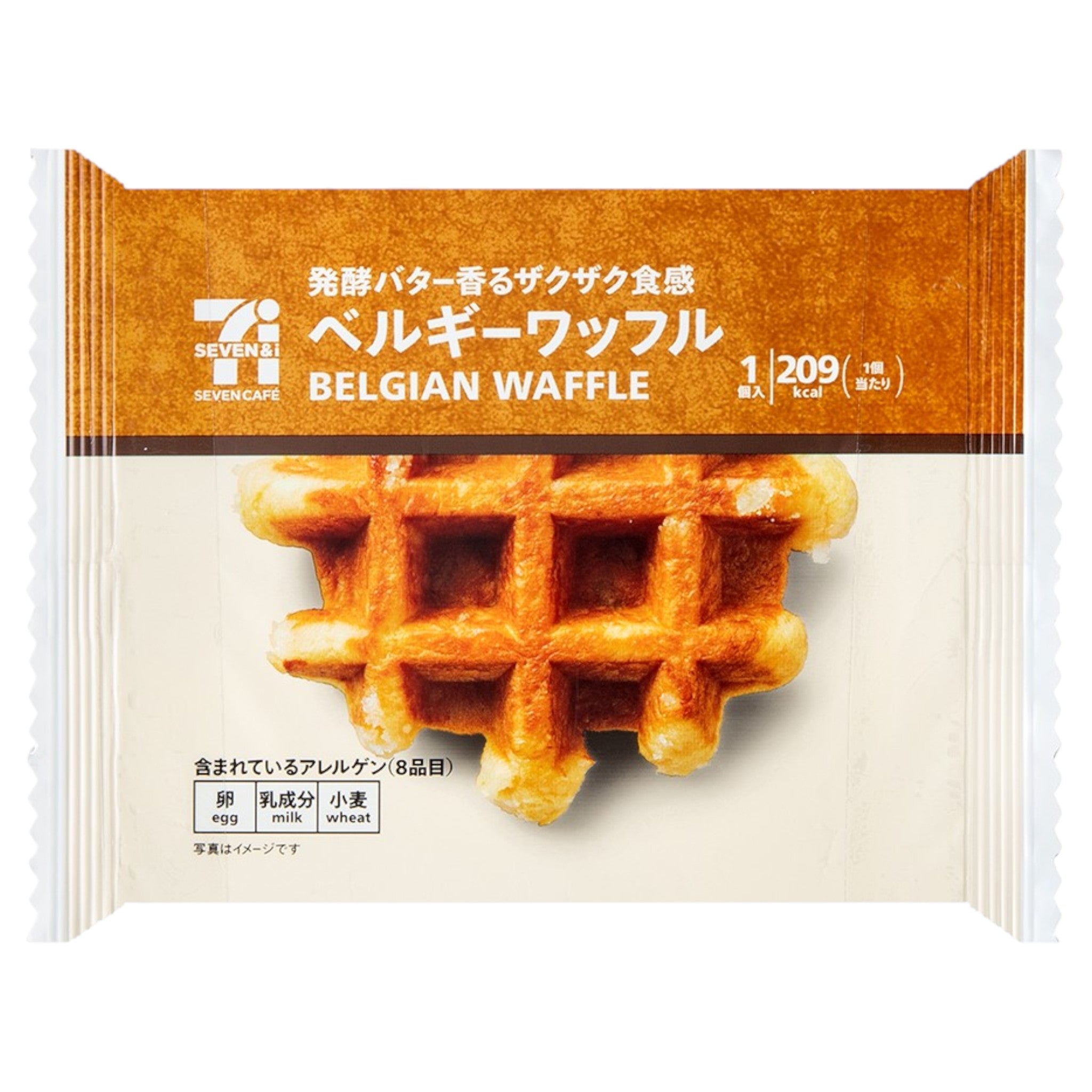 7-Eleven Belgian Waffle 1pc