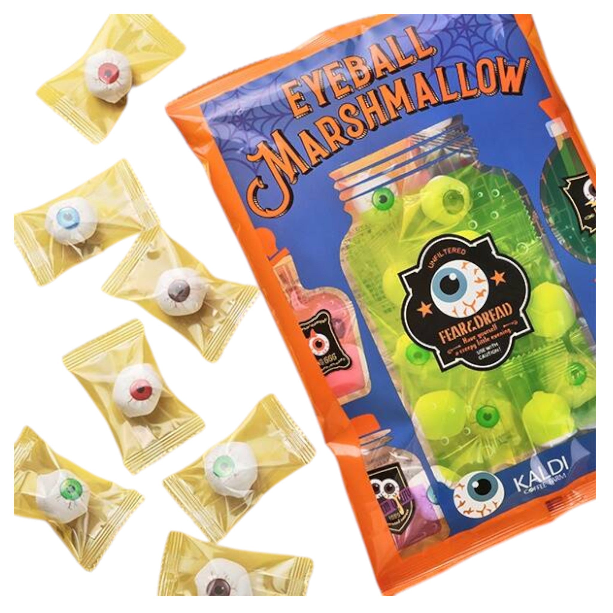 Kaldi Halloween Eyeball Marshmallows 85g