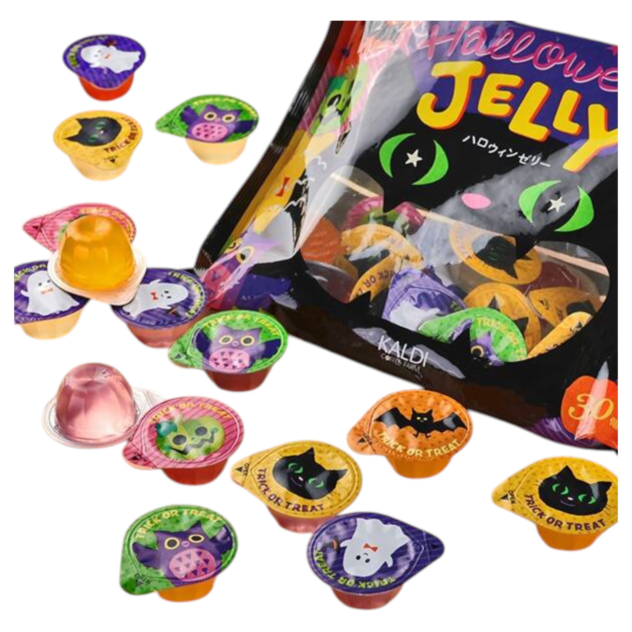 Kaldi Halloween Jelly 16g × 30pcs