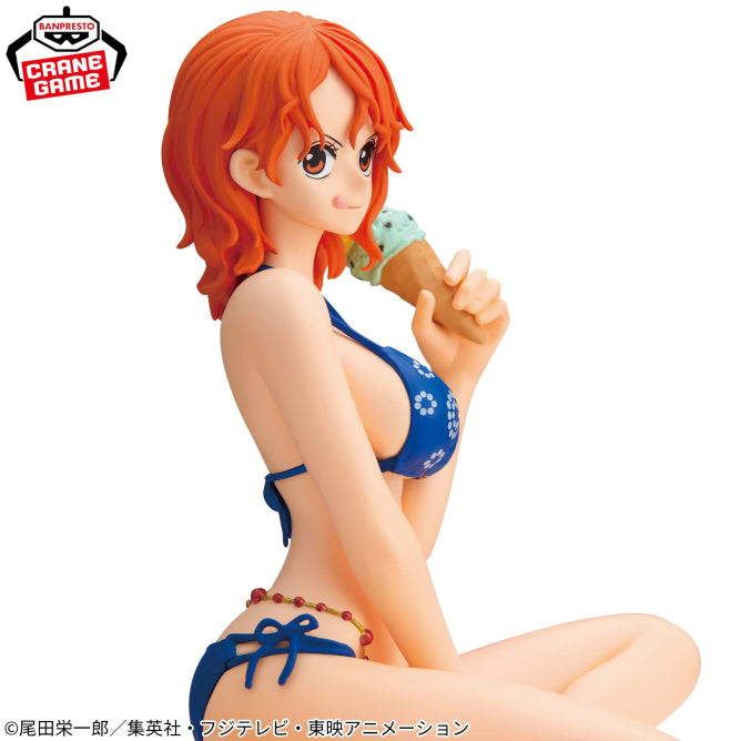 One Piece Nami Summer Style GLITTER and GLAMOURS Prize Figure