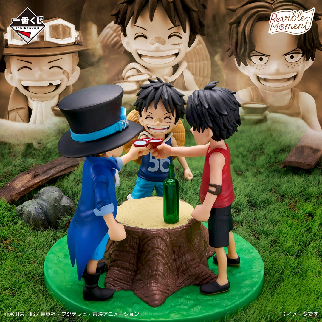 Ichiban Kuji One Piece Ace Sabo & Luffy Revible Moment Prize A Figure