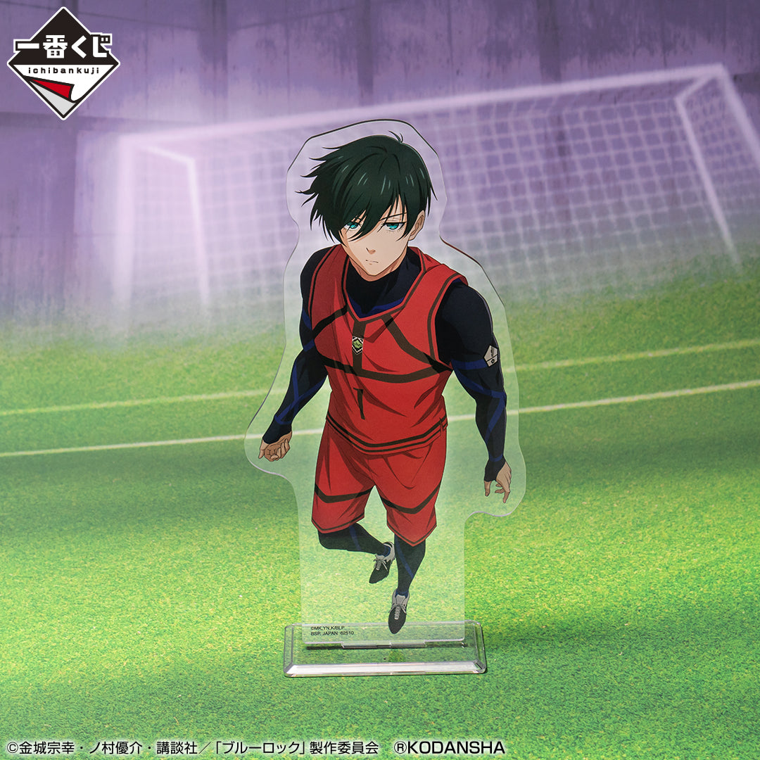 Ichiban Kuji Blue Lock Rin Itoshi Acrylic Figure Prize G