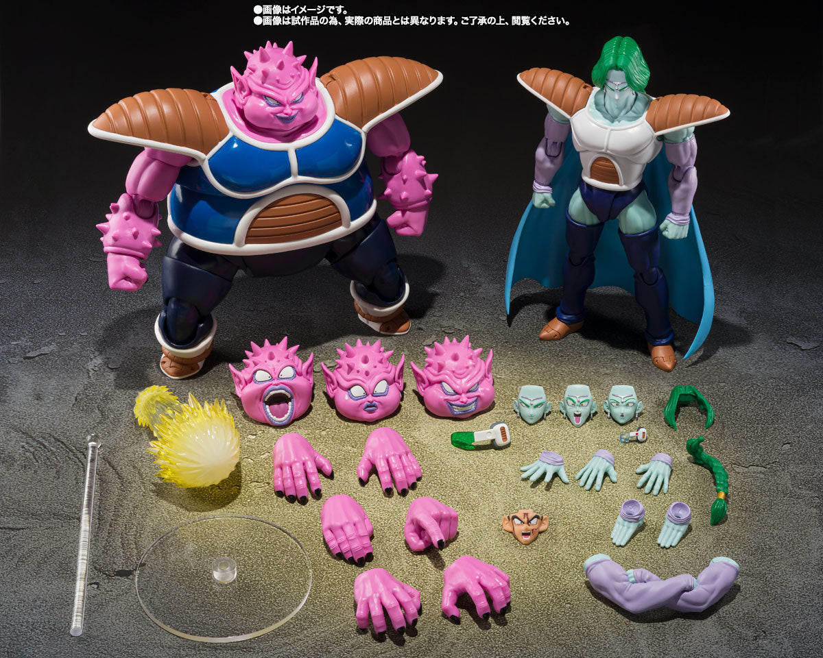 Dragon Ball Z S.H.Figuarts Dodoria and Zarbon Father of Goku Set