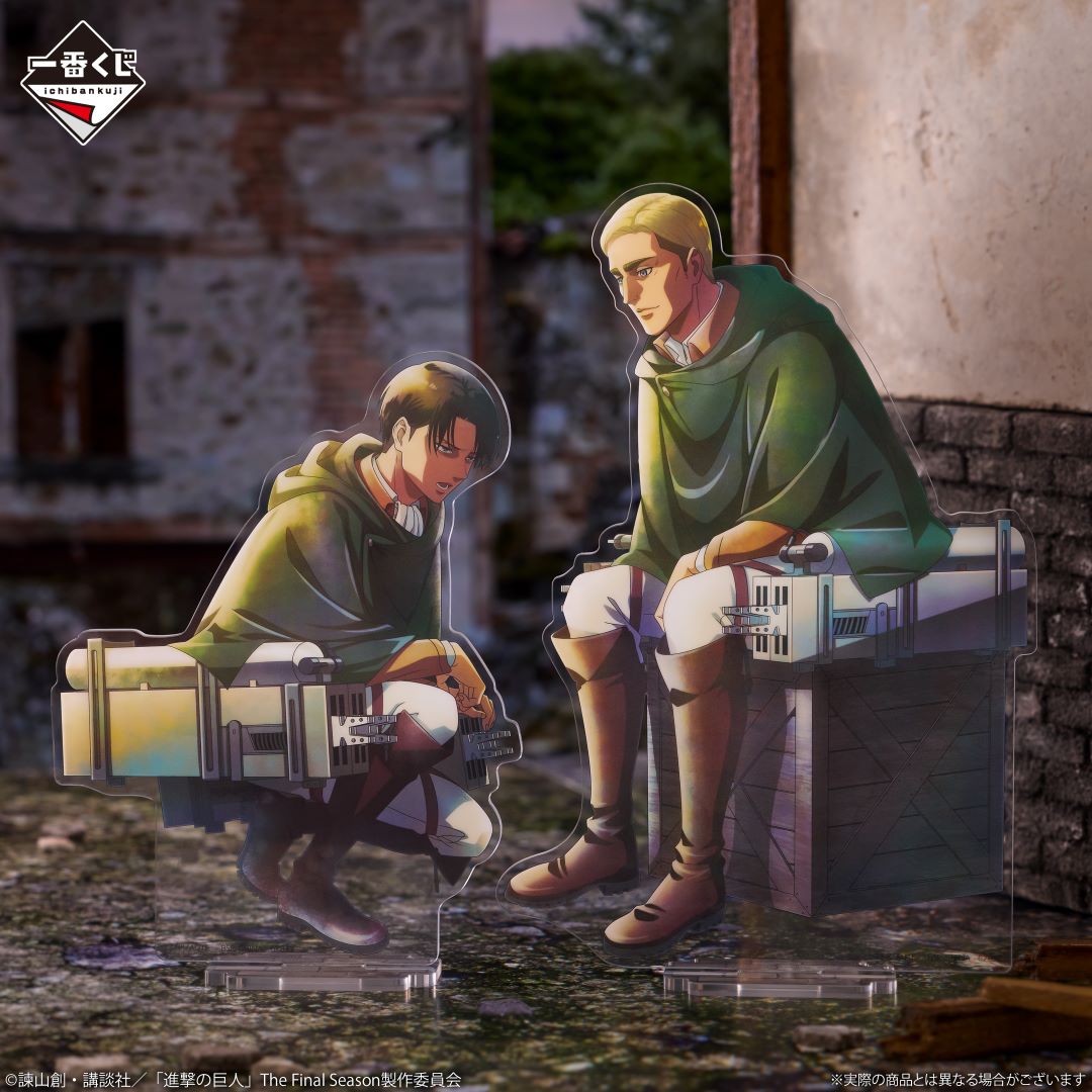 Ichiban Kuji Attack on Titan Levi Big Acrylic Stand Prize D