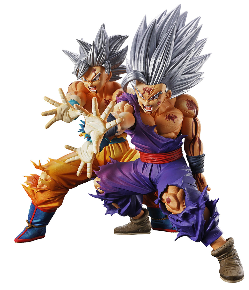 Dragon Ball Super 10th Anniversary Son Goku Ultra Instinct & Son Gohan Beast MASTERLISE OUTSIDE Figure