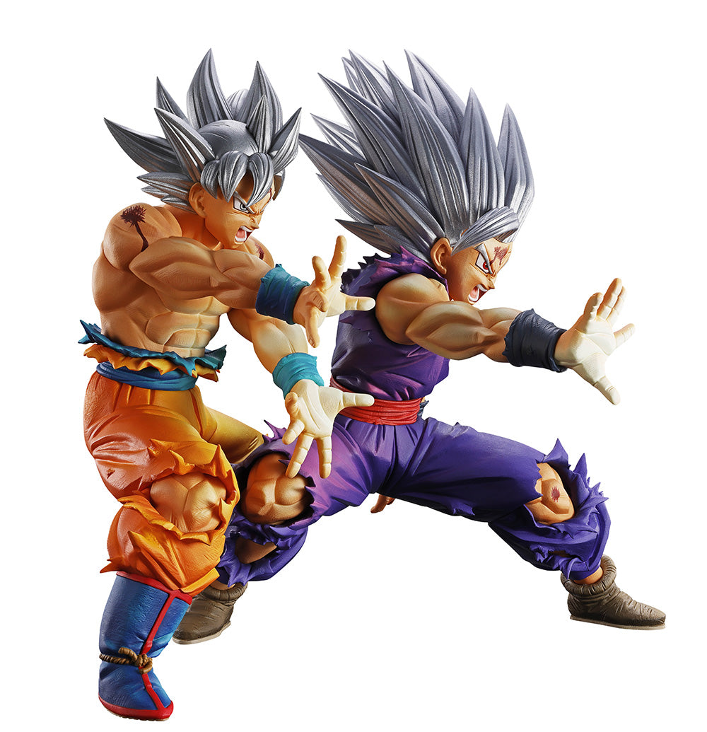 Dragon Ball Super 10th Anniversary Son Goku Ultra Instinct & Son Gohan Beast MASTERLISE OUTSIDE Figure